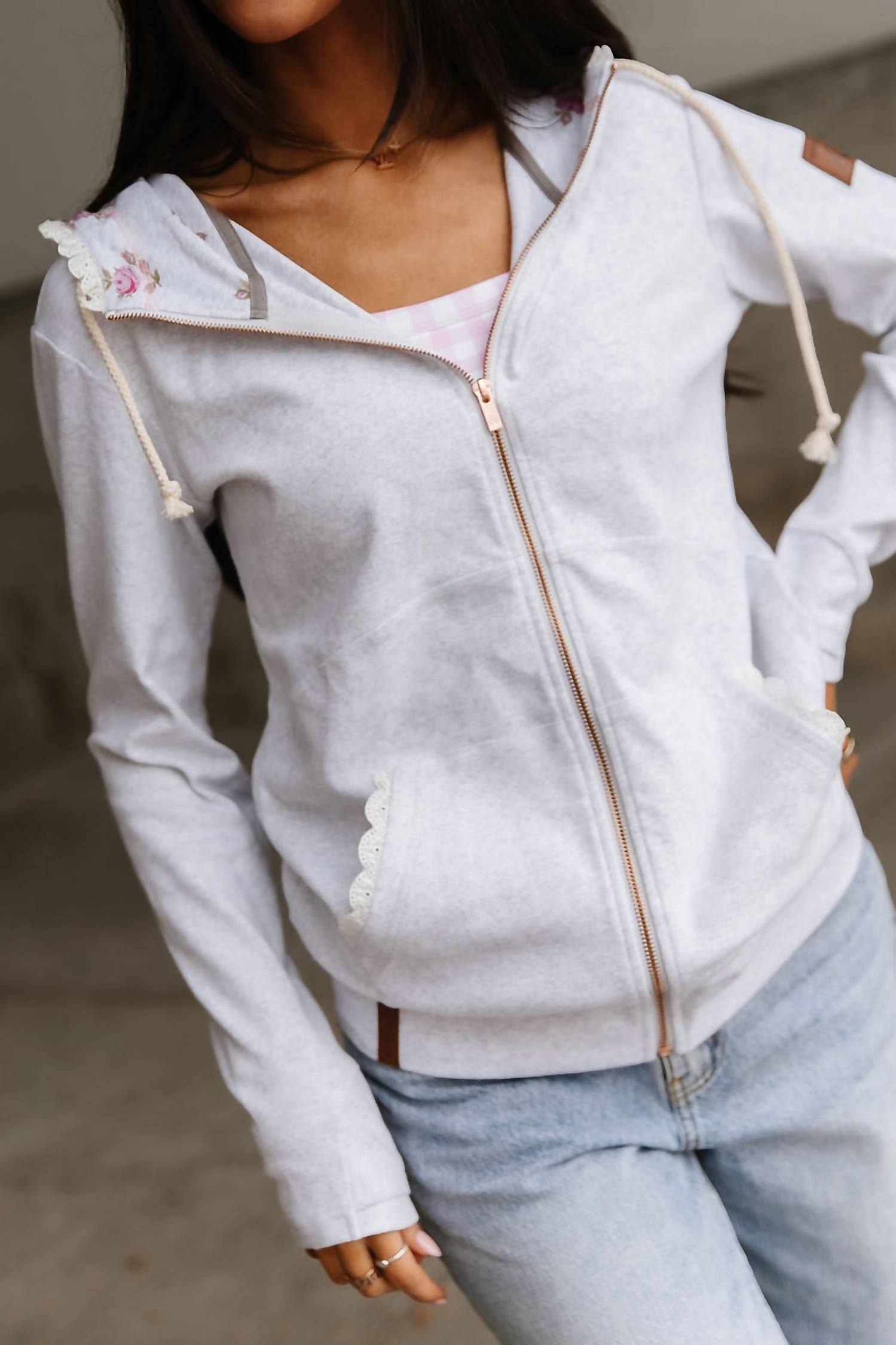 Ampersand Ave - Full Zip Hooded Sweatshirt