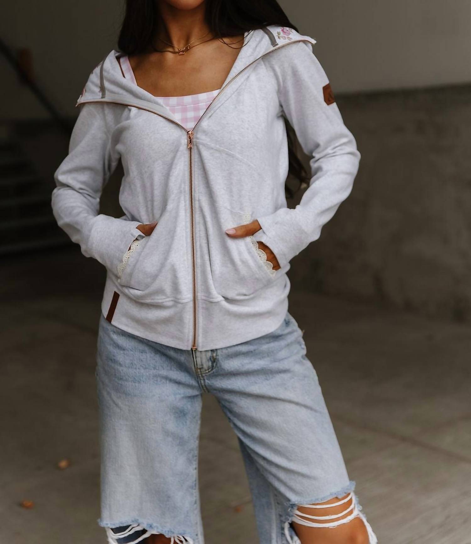 Ampersand Ave - Full Zip Hooded Sweatshirt