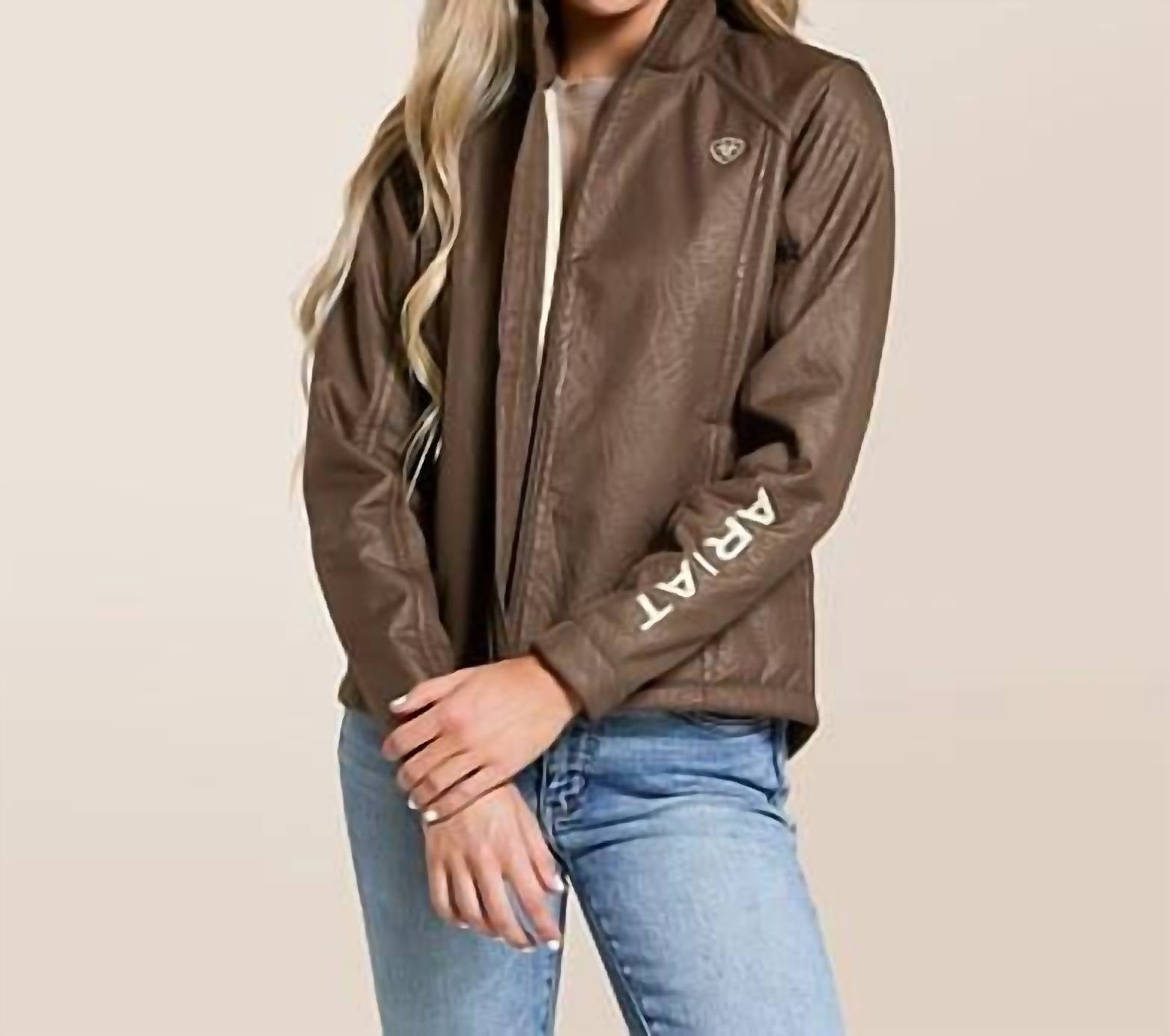 Ariat - Softshell Faux Leather Jacket