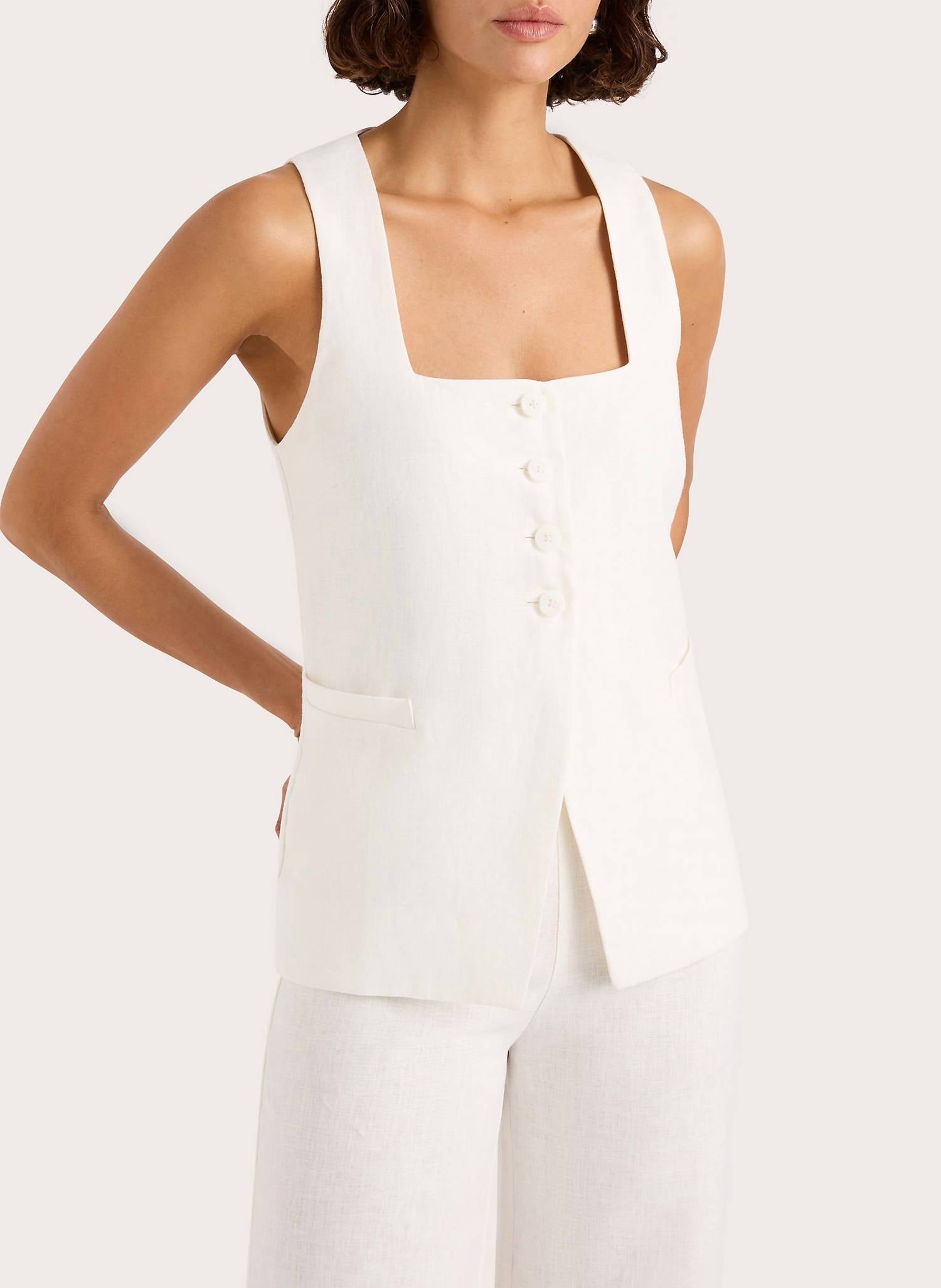 Faithfull The Brand - Jackie Linen Vest
