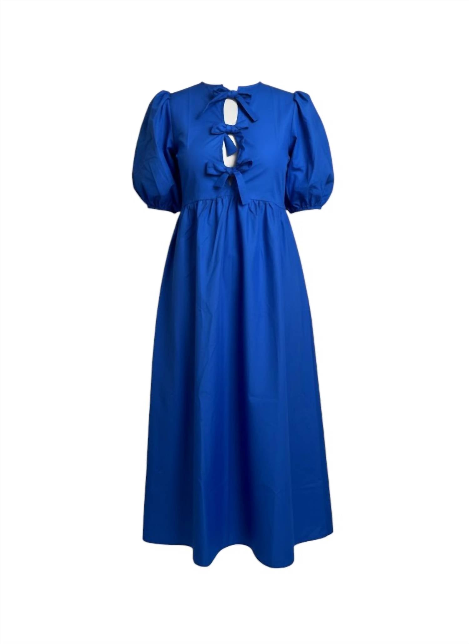 The Lulo Project - Orquid Puff Sleeve Dress