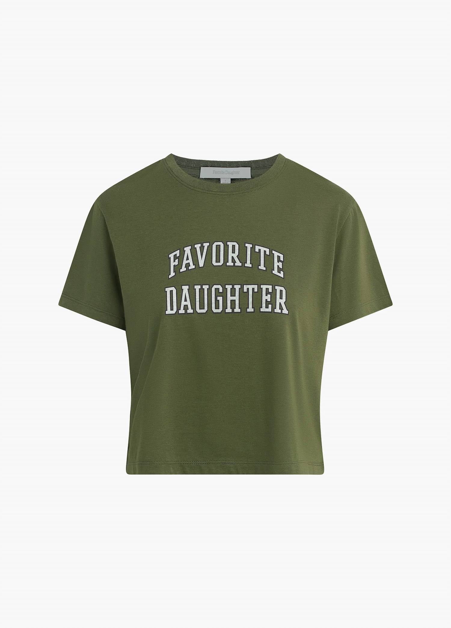 Favorite Daughter - Cropped Collegiate Tee