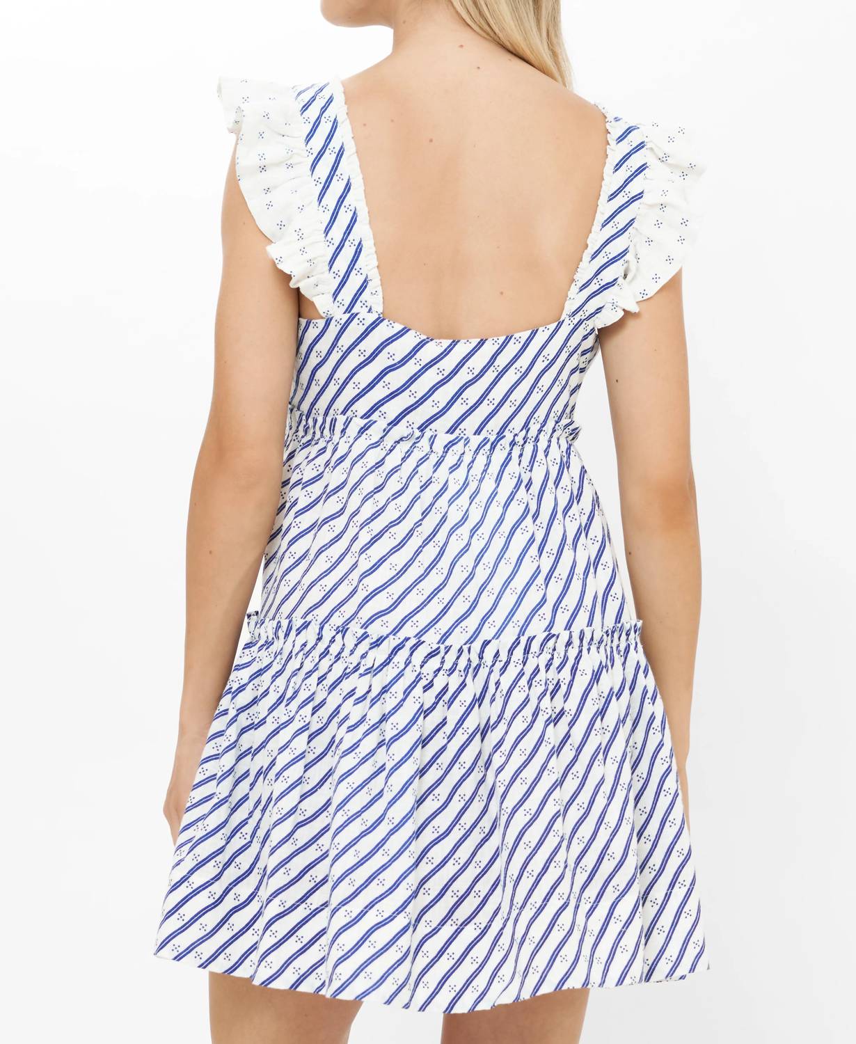 Oliphant - Smock Square Neck Mini Dress