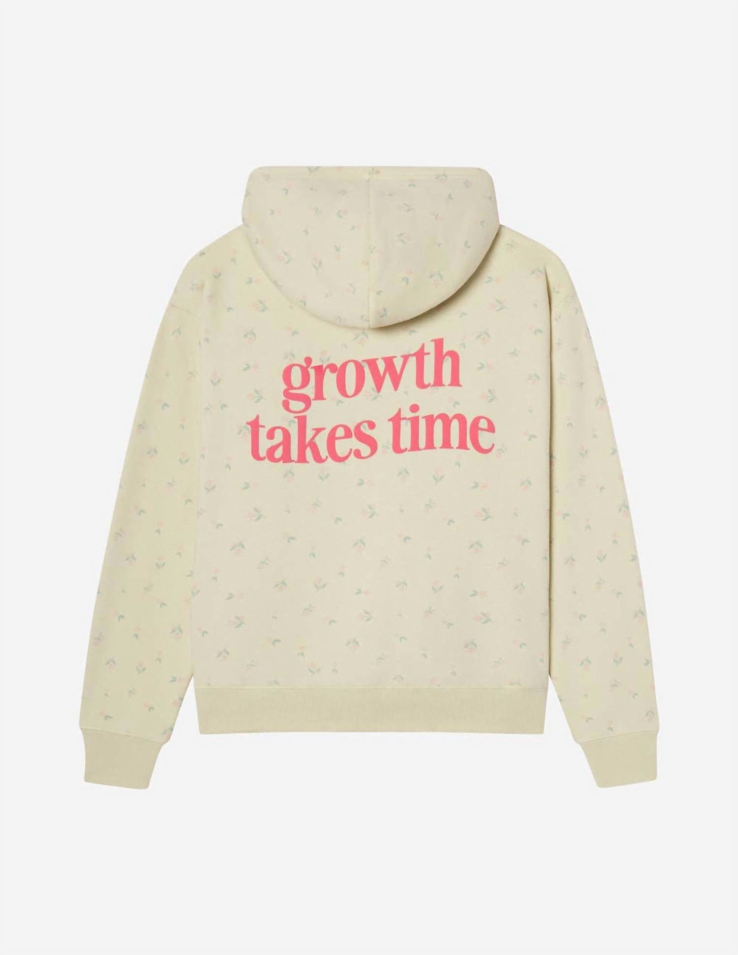 Elevated Faith - Unisex - Growth Takes Time Allover Floral Hoodie