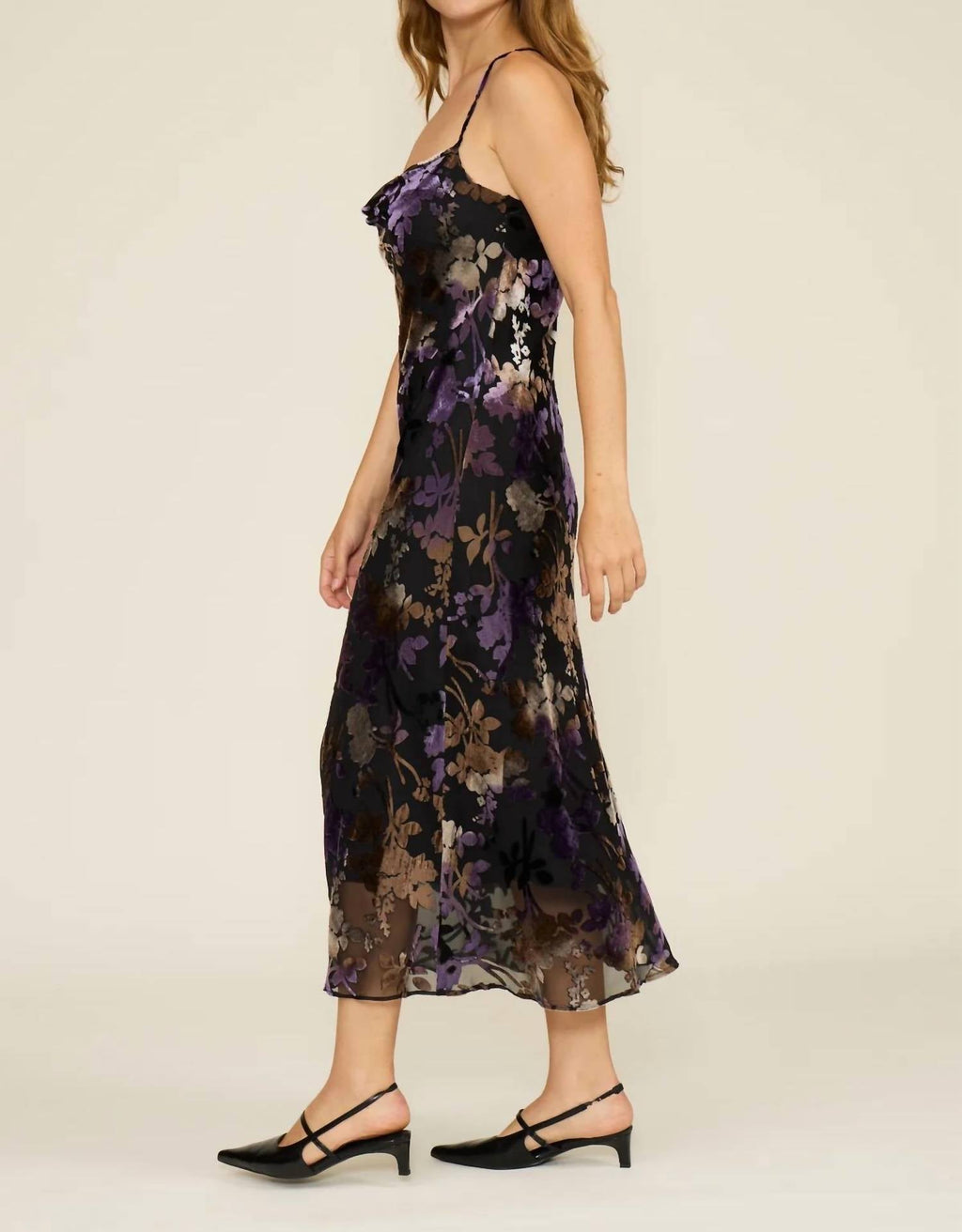 Lucy Paris - Floral Wisteria Maxi Dress