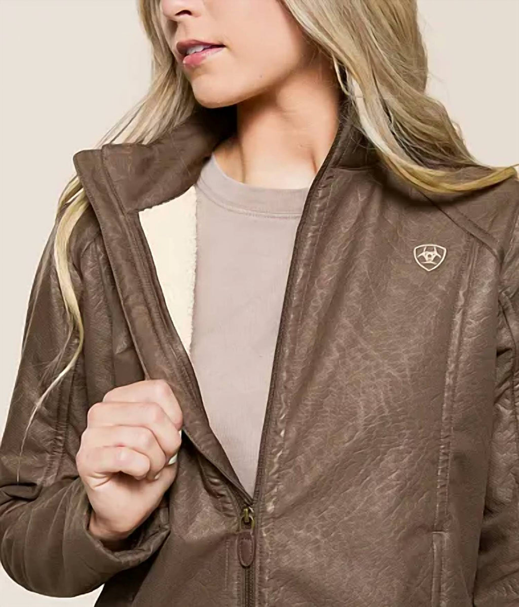 Ariat - Softshell Faux Leather Jacket