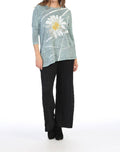 Jess & Jane - Chit Chat Mineral Washed Dolman Sleeve Cotton Top