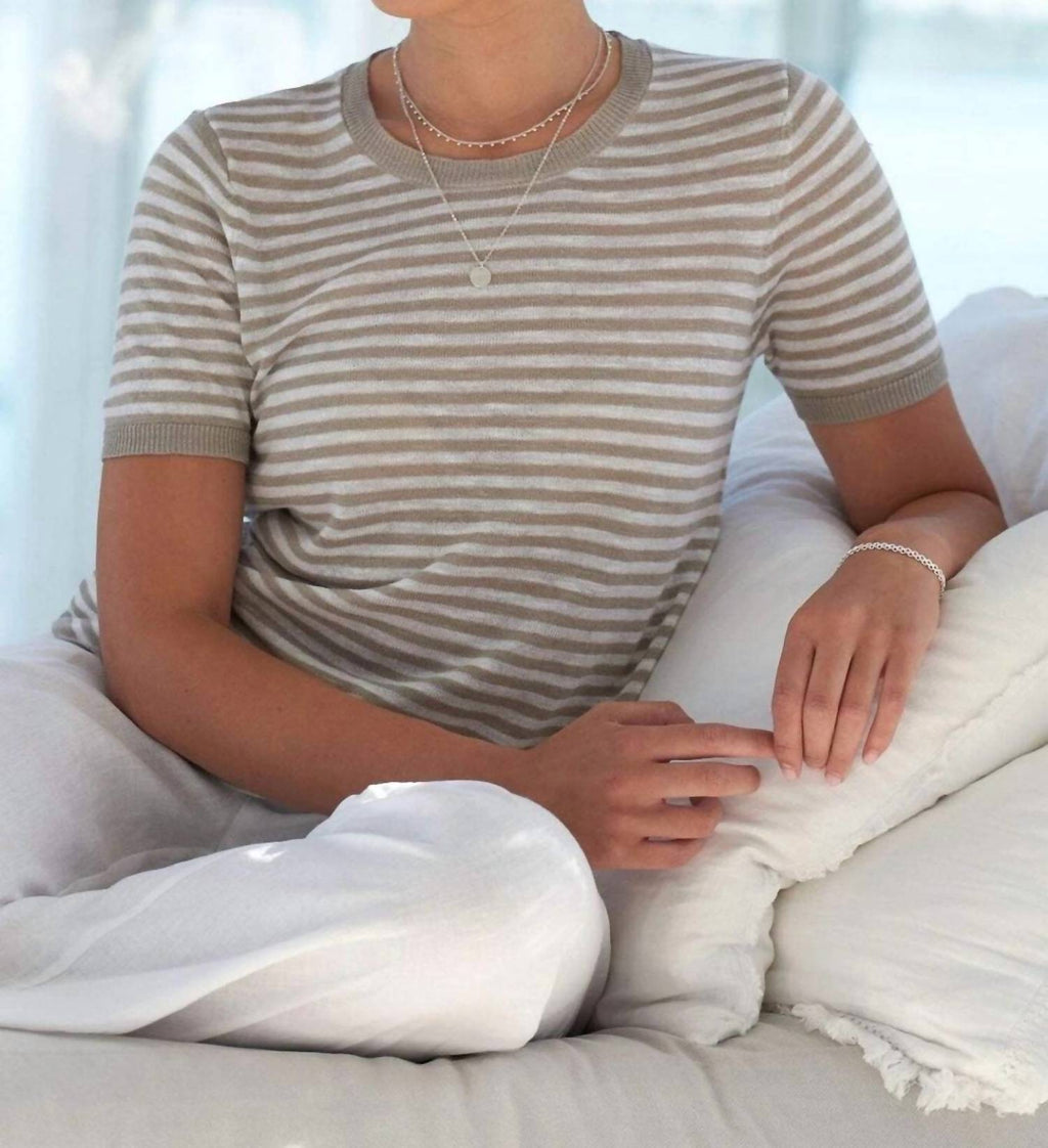 Foil - Why Knot Stripe Top