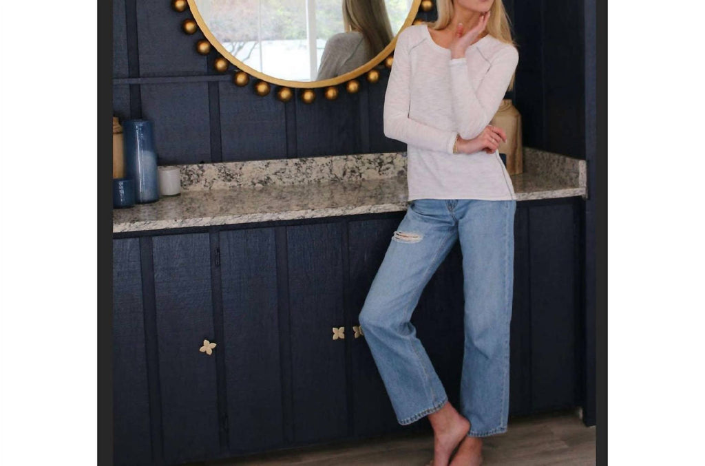 Erin Gray - Raglan Long Sleeve Crew Top