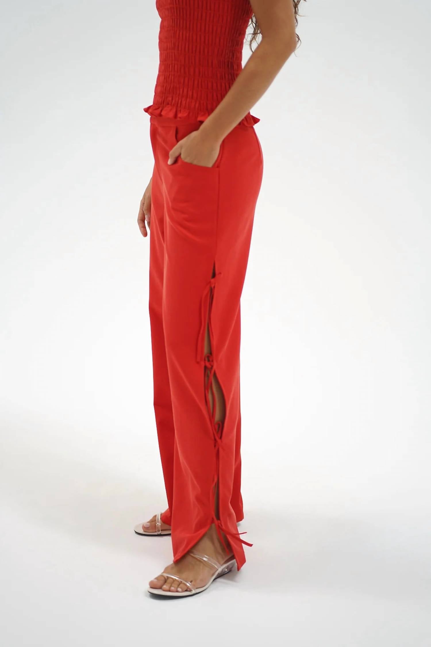 Lna - Delia Tie Side Pant