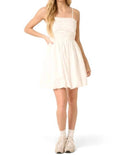 Mittoshop - Ruching Detail Bubble Hem Mini Dress