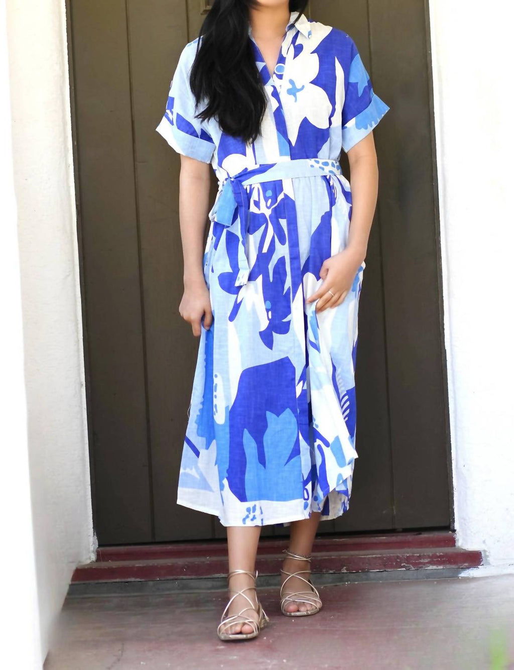 Dolma - Brigitte Abstract Print Dress