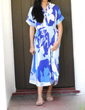 Dolma - Brigitte Abstract Print Dress