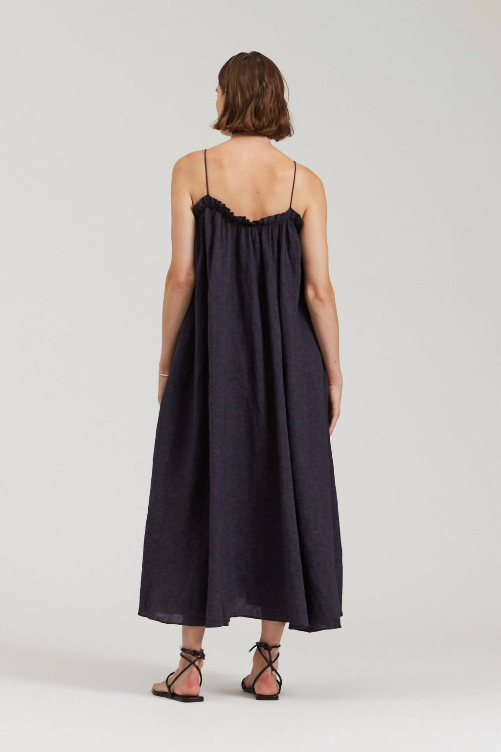 There-Elsewhere - Linen Tank Dress