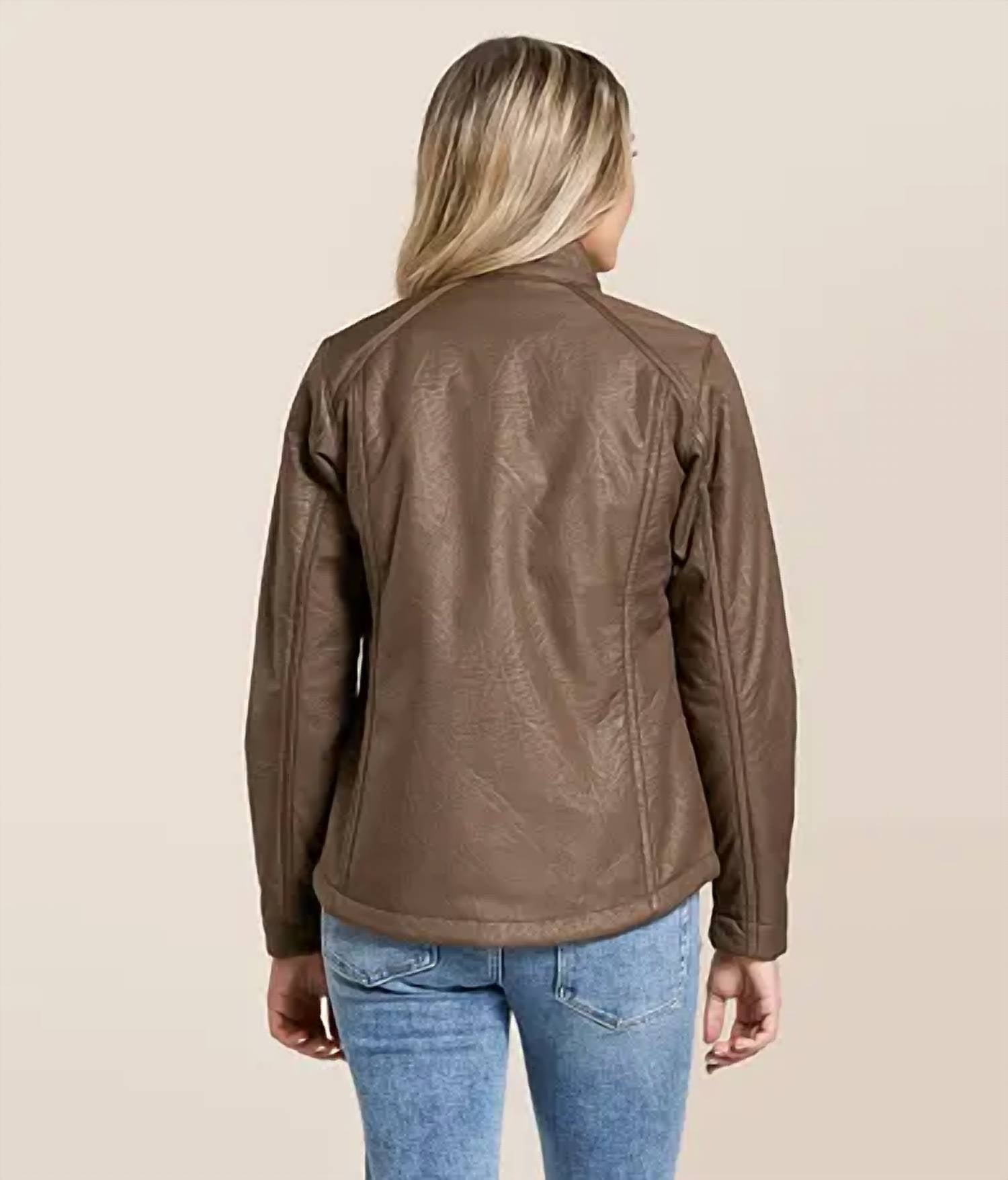 Ariat - Softshell Faux Leather Jacket