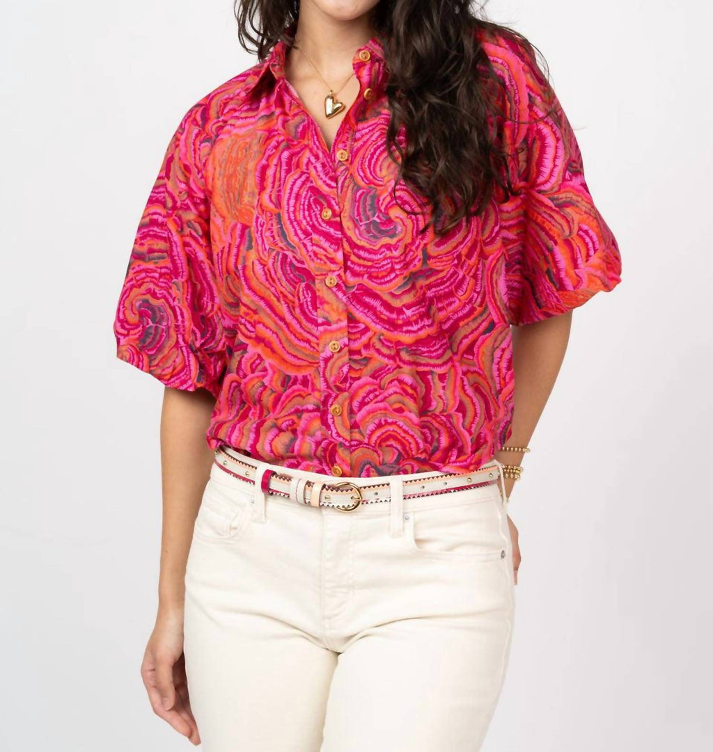 Ivy Jane - Pouf Sleeve Campshirt