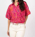 Ivy Jane - Pouf Sleeve Campshirt