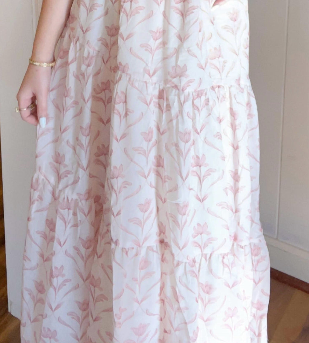 Storia - Floral Tie Maxi Dress