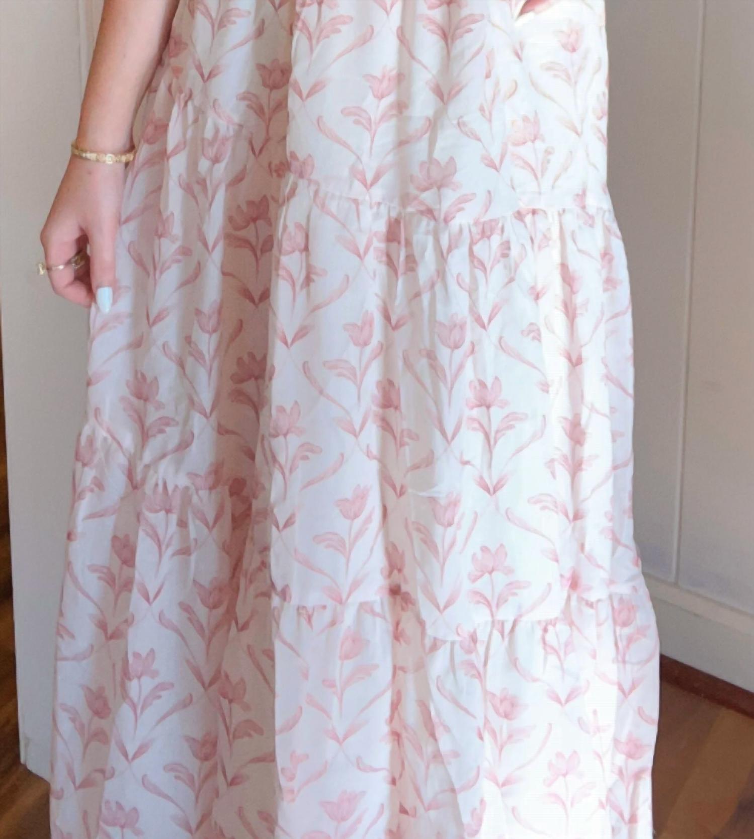 Storia - Floral Tie Maxi Dress