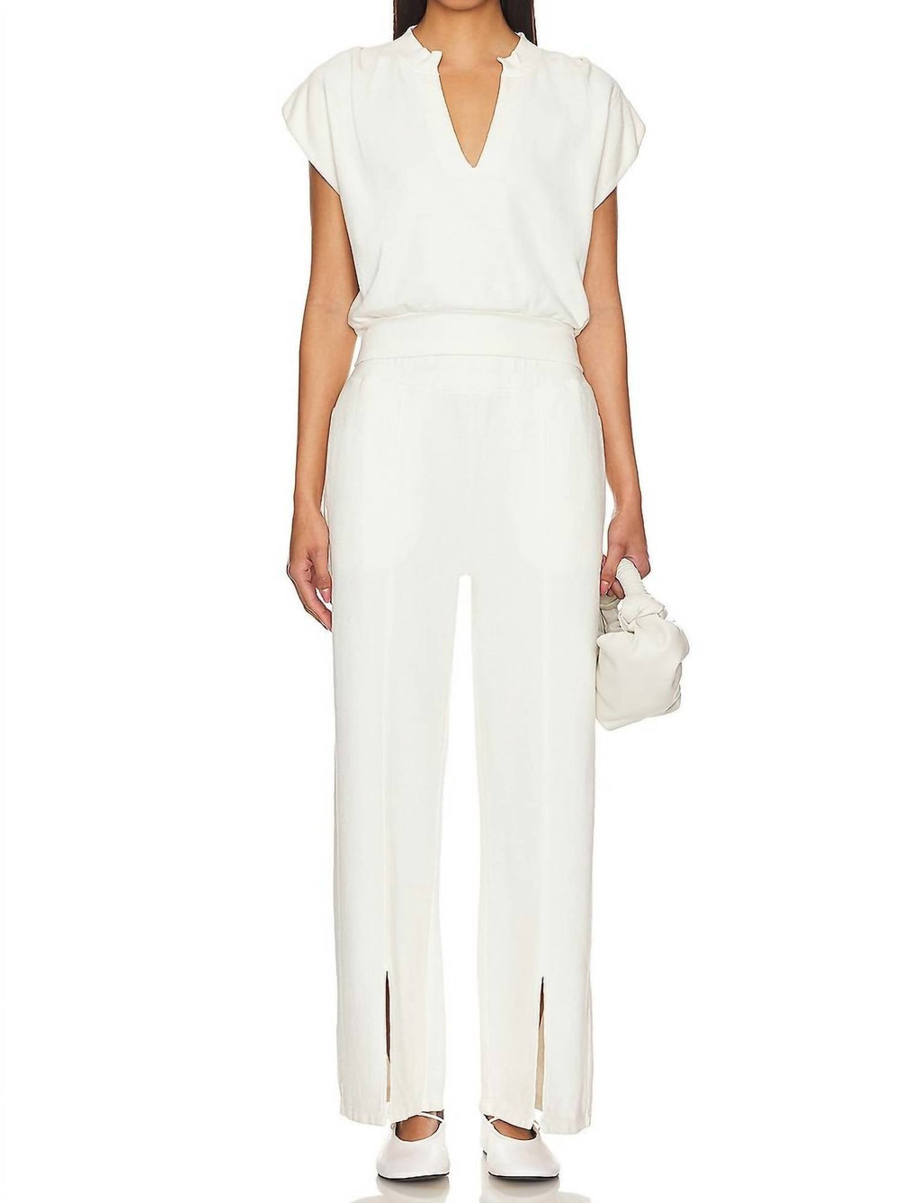 Nation Ltd - Lincoln Front Slit Knit Pant