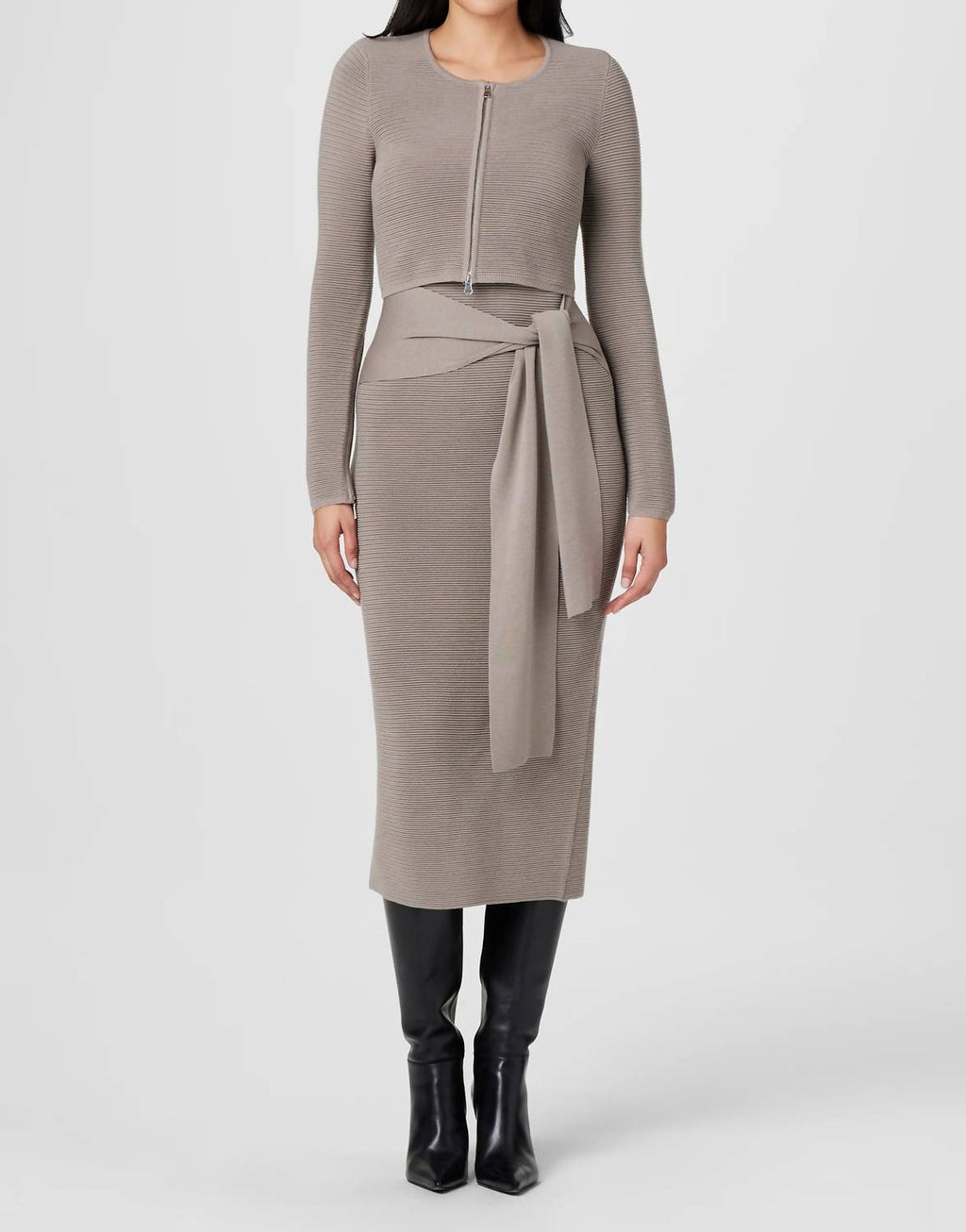 Toccin - Elia Tie Front Knit Dress