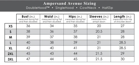Ampersand Ave - Full Zip Hooded Sweatshirt