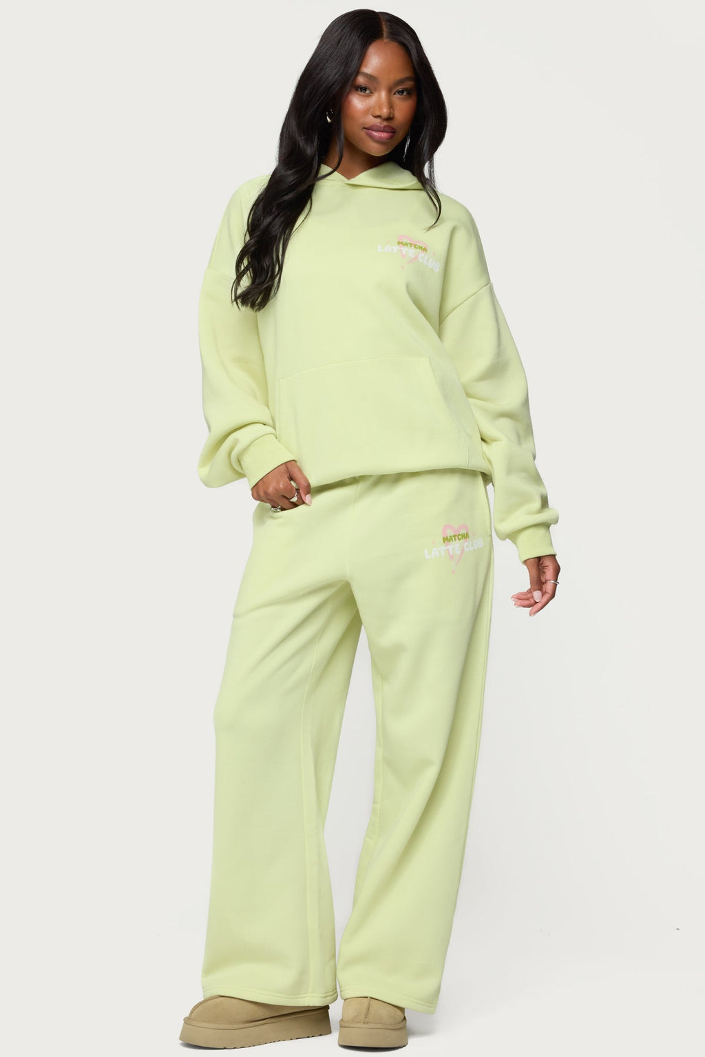 Matcha Lover Oversized Hoodie