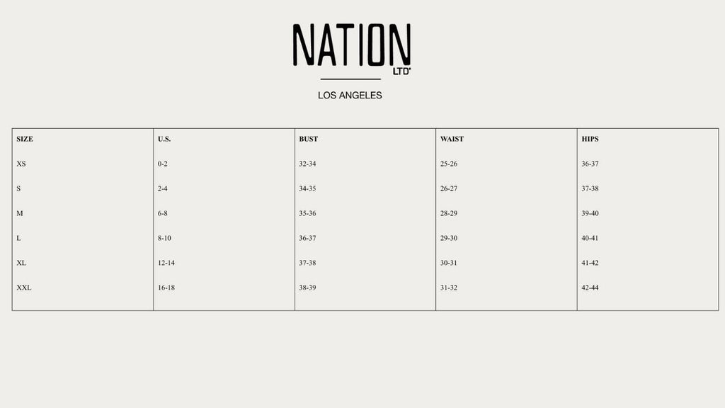 Nation Ltd - Lincoln Front Slit Knit Pant