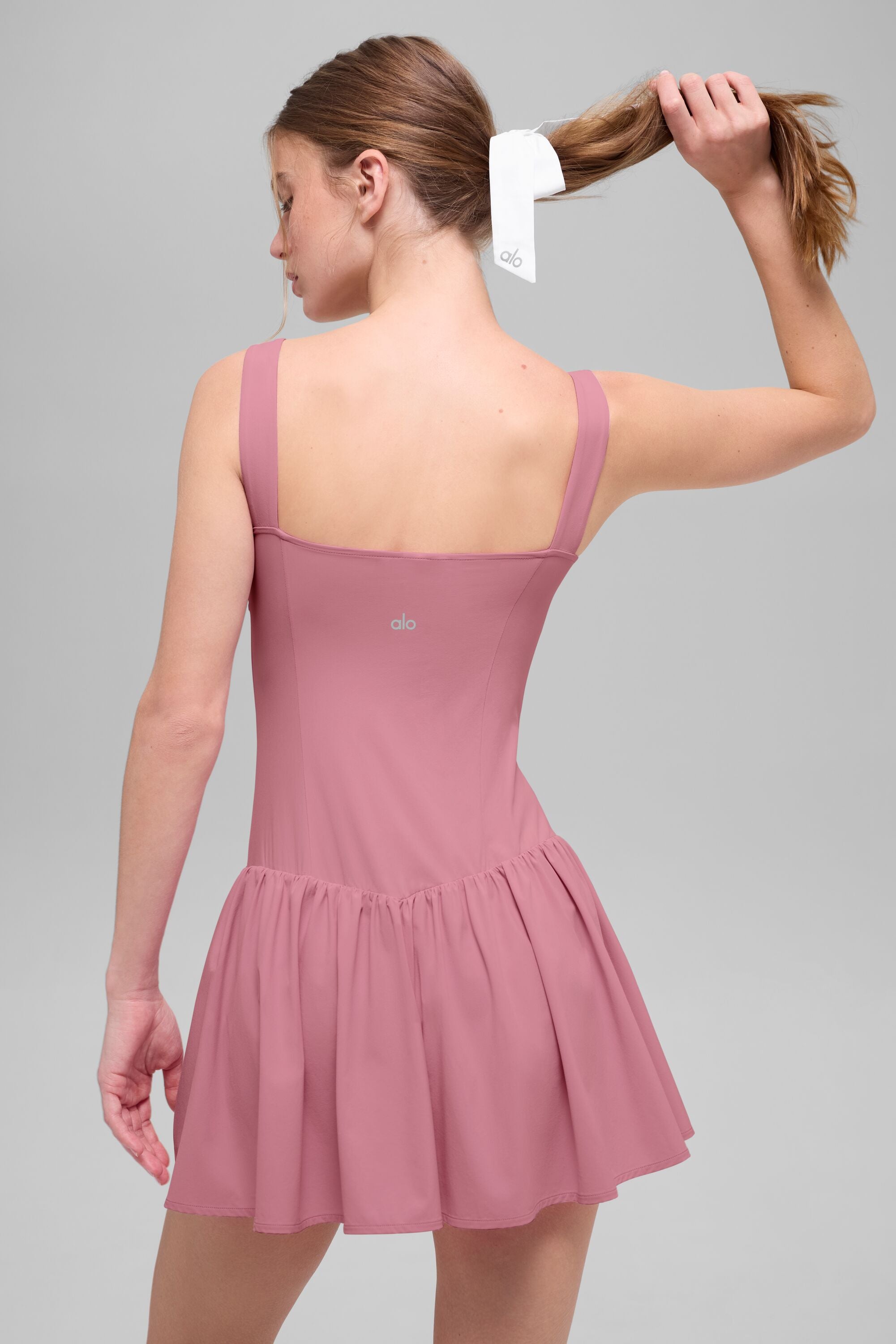 Alosoft Break Point Tennis Dress - Pink Wild Rose