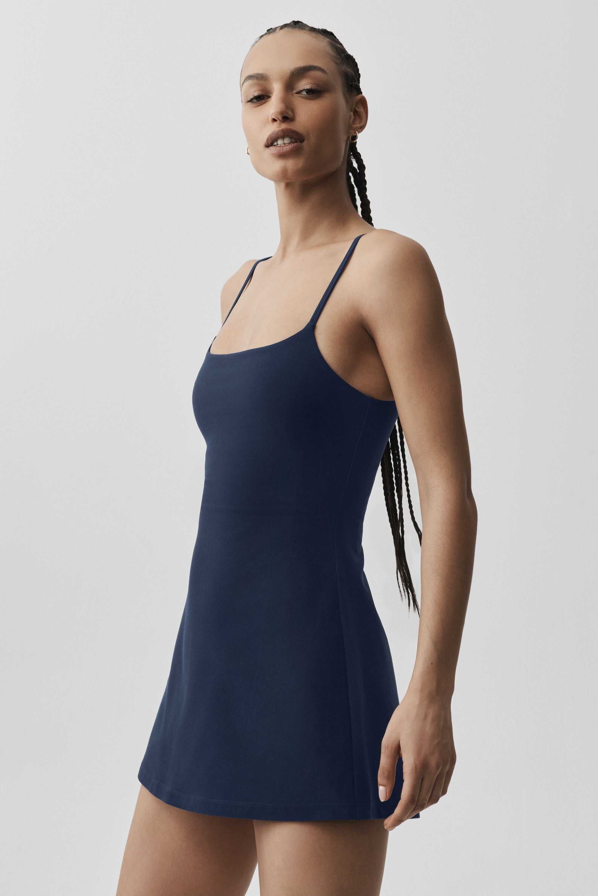 Alosoft Encore Tennis Dress - Navy