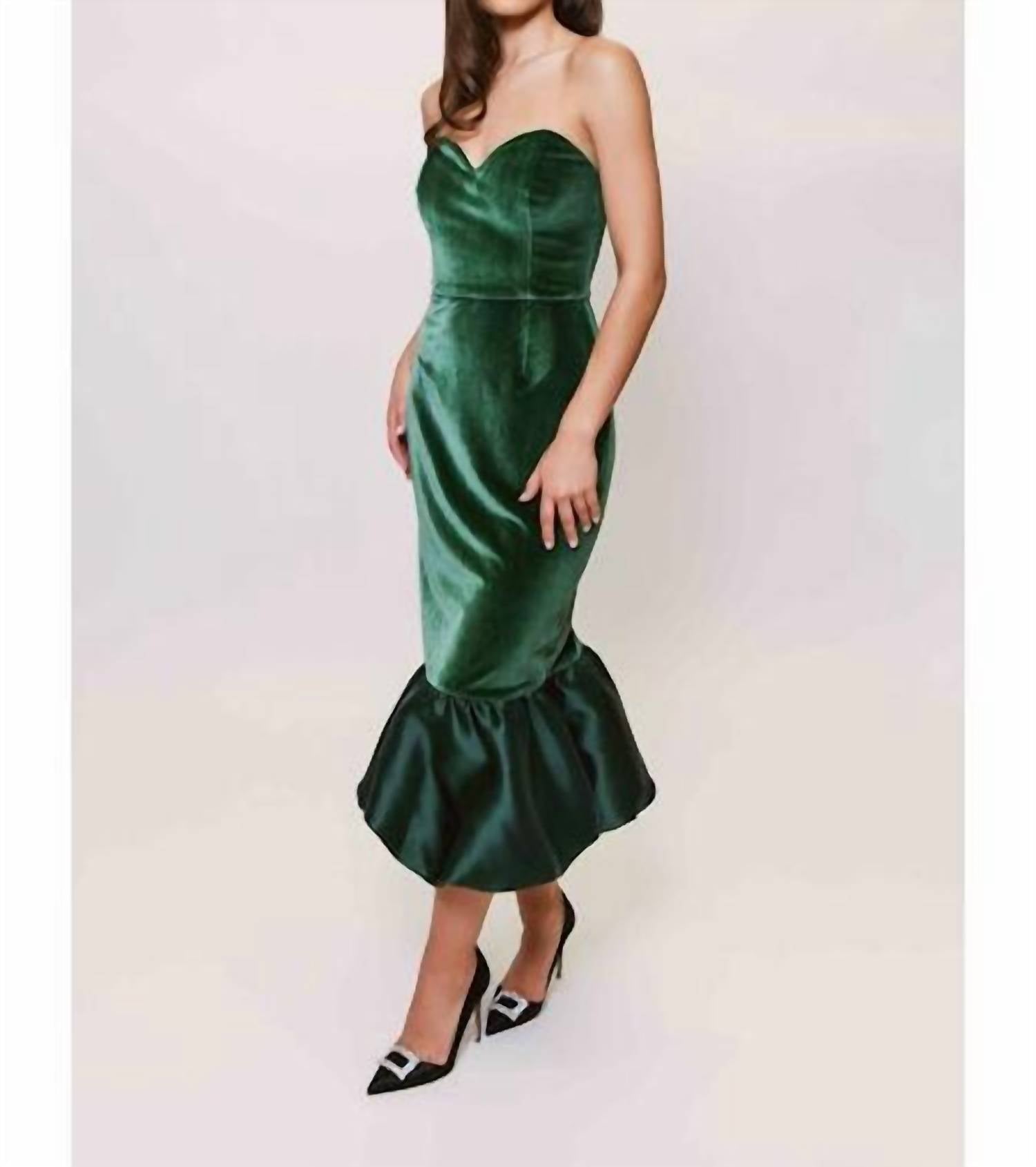 Hutch - Laken Strapless Midi Dress