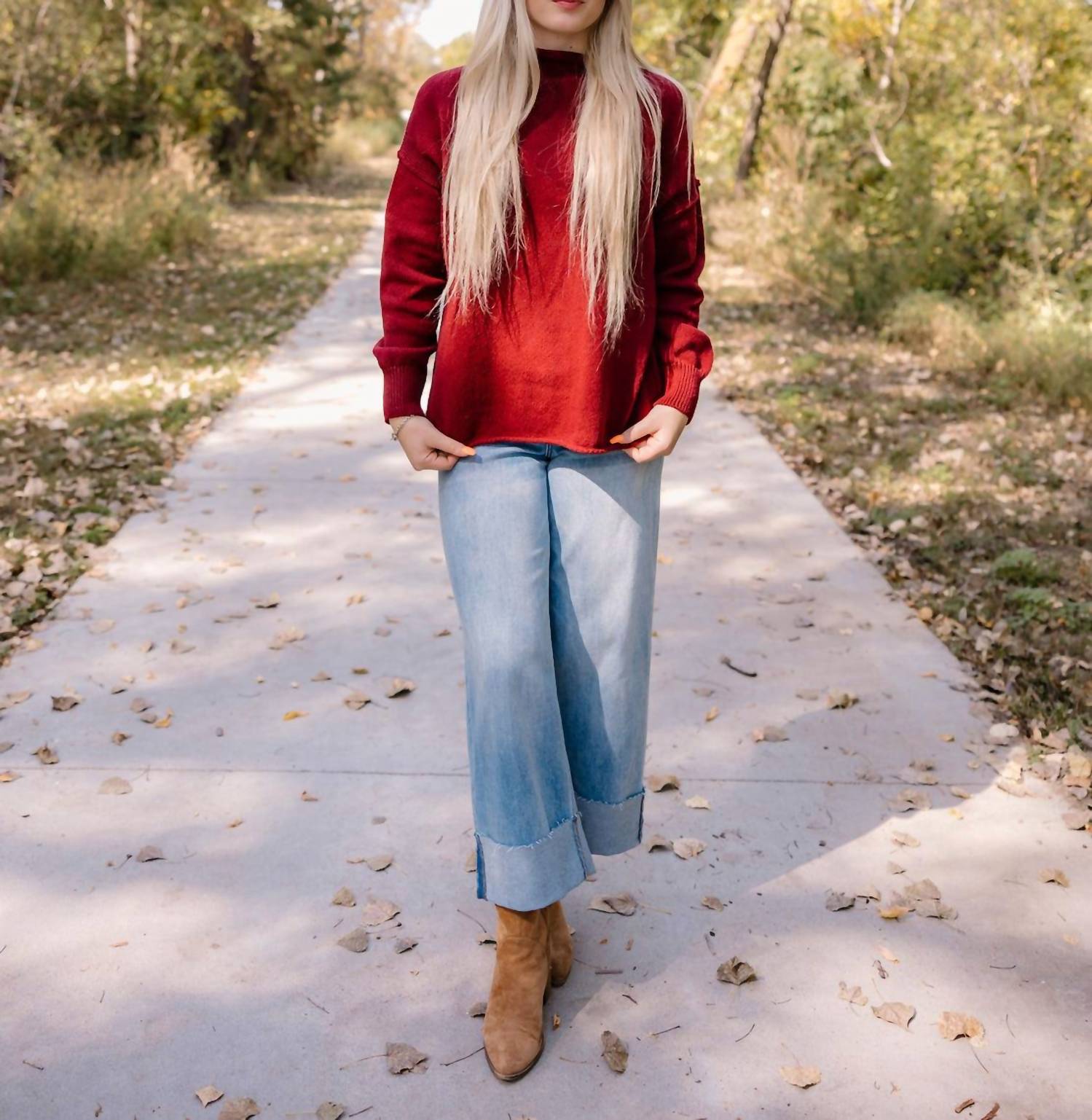 Free People - Torres Roll Neck Sweater
