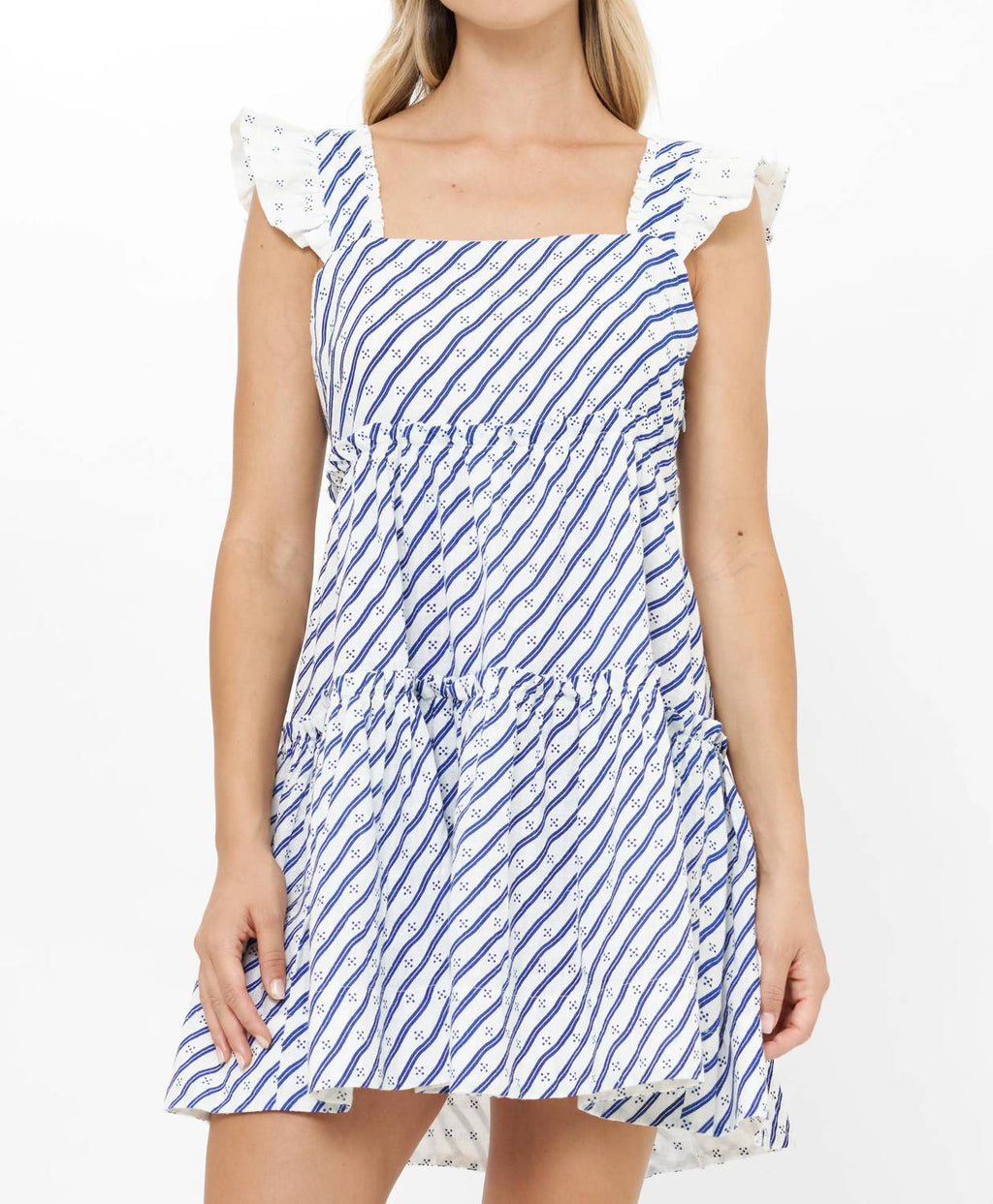 Oliphant - Smock Square Neck Mini Dress