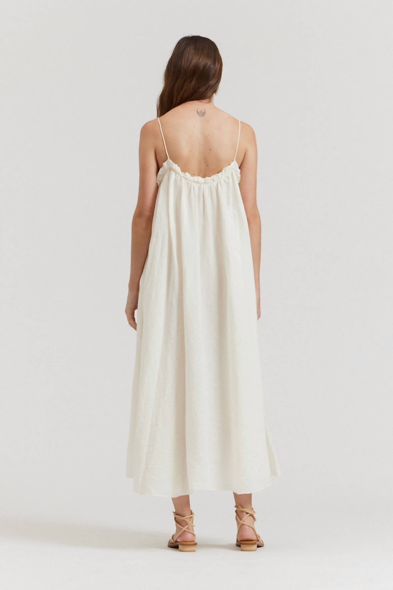 There-Elsewhere - Linen Tank Dress