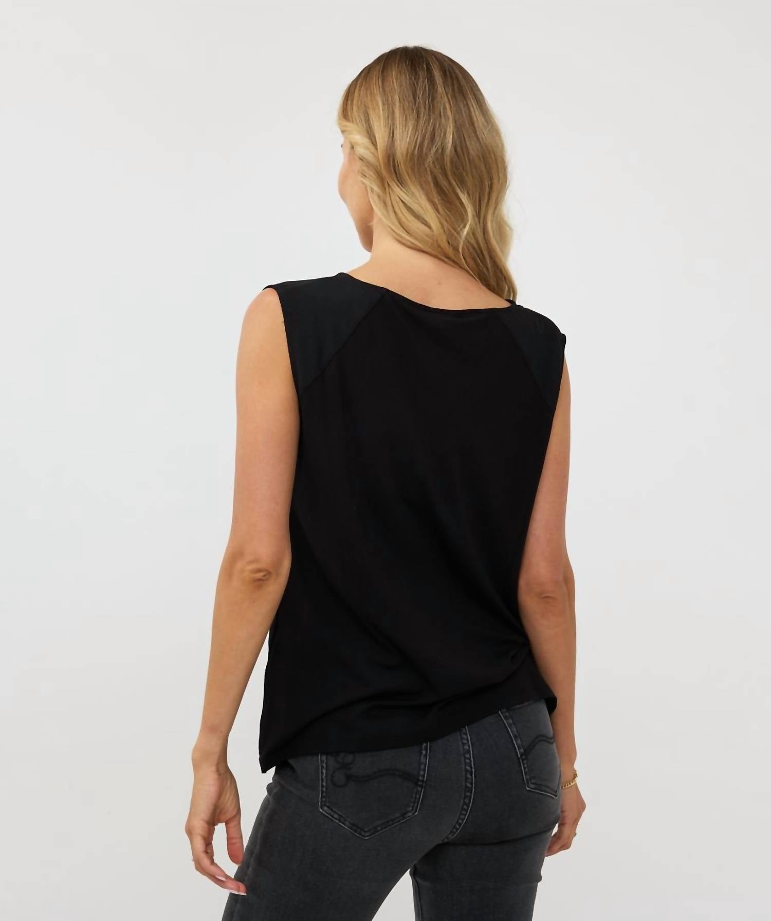 Esqualo - Thyra Fancy Beaded Neckline Top