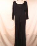 Adrianna Papell - Women's Floral Lace Long-sleeve Maxi Dress