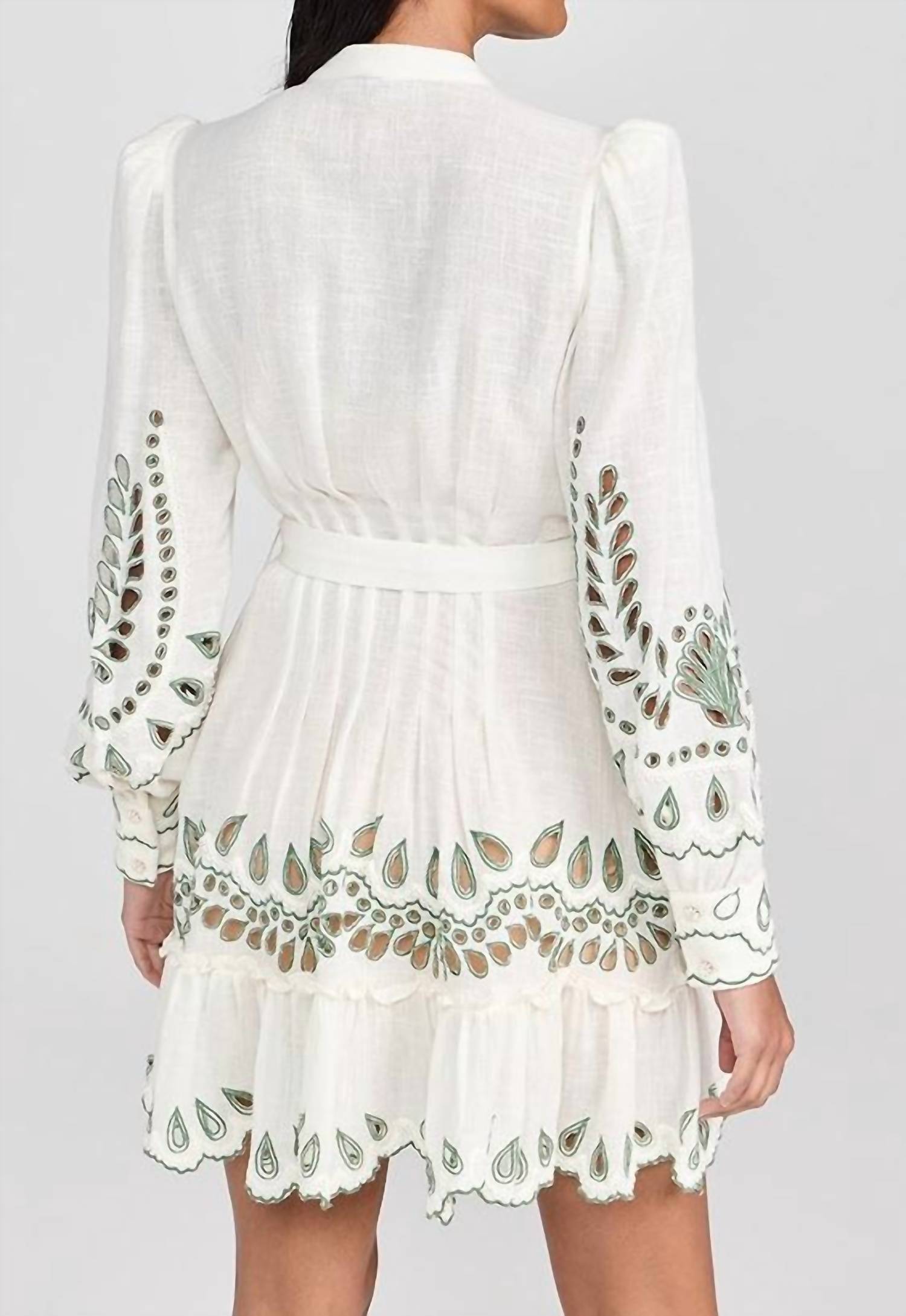 Hemant & Nandita - Alya Short Dress With Belt