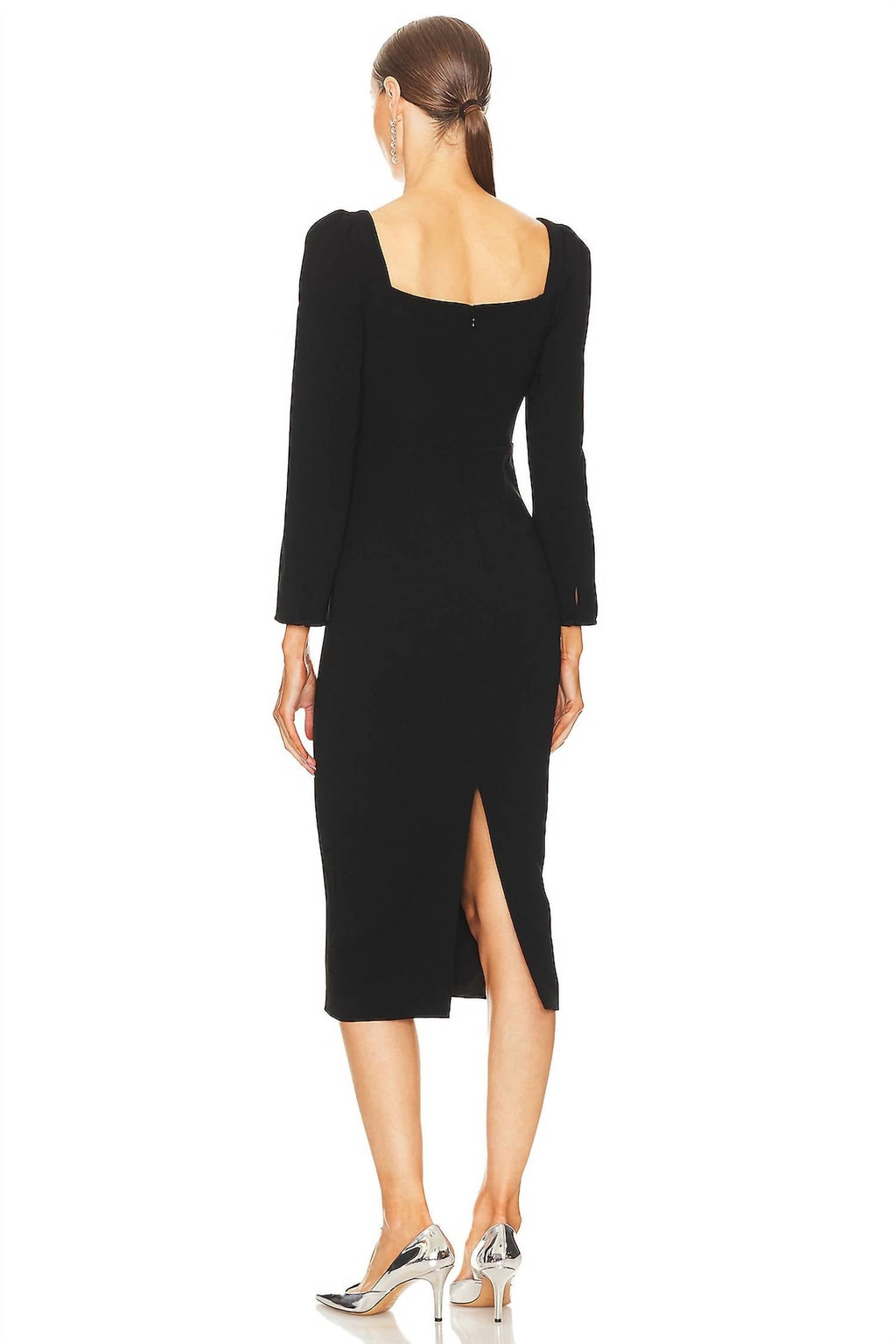 Self-Portrait - Diamante Bow Midi Dress