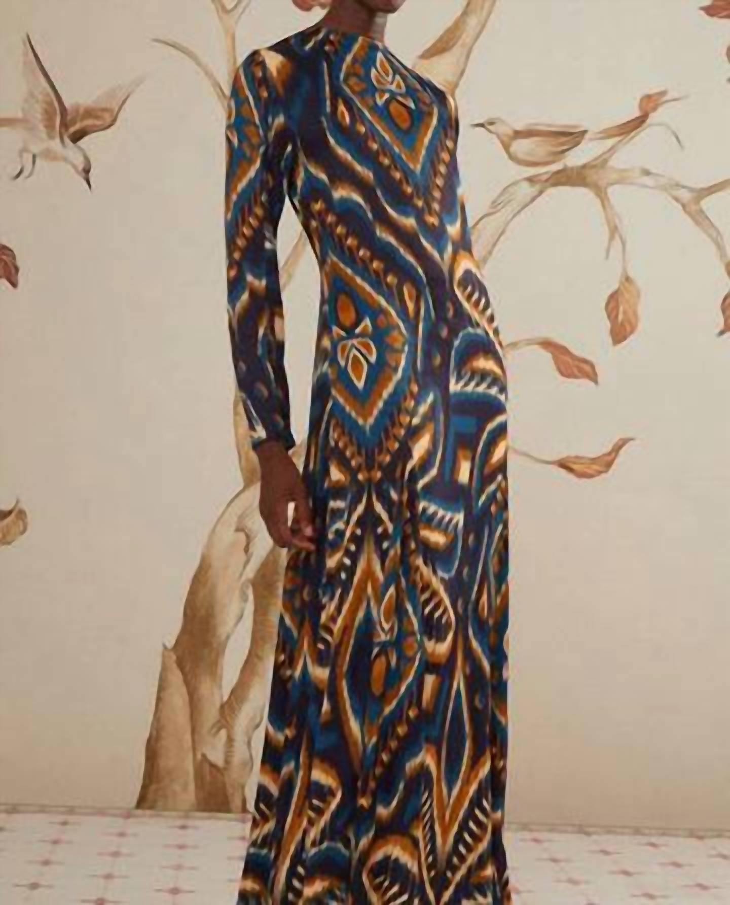 Farm Rio - Pineapple Ikat Midi Dress