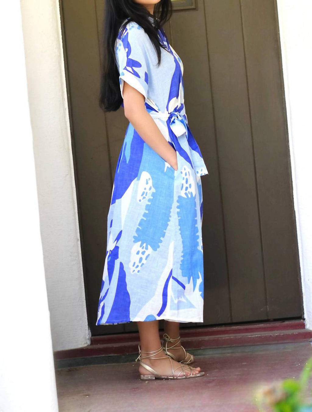 Dolma - Brigitte Abstract Print Dress