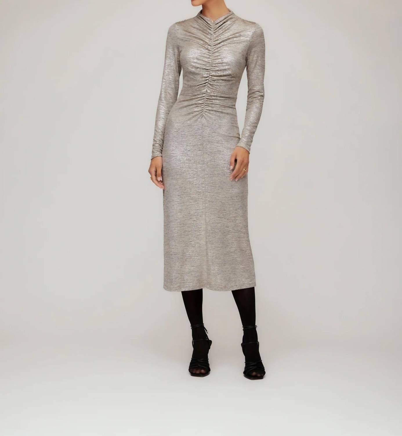 Fifteen Twenty - Ruched Selena Midi Dress
