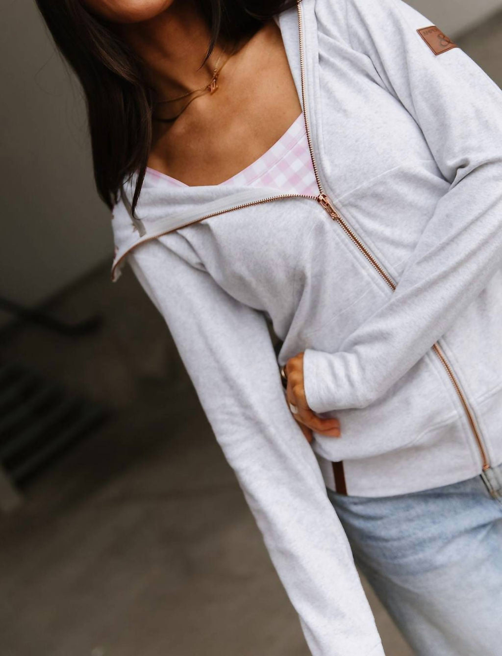 Ampersand Ave - Full Zip Hooded Sweatshirt