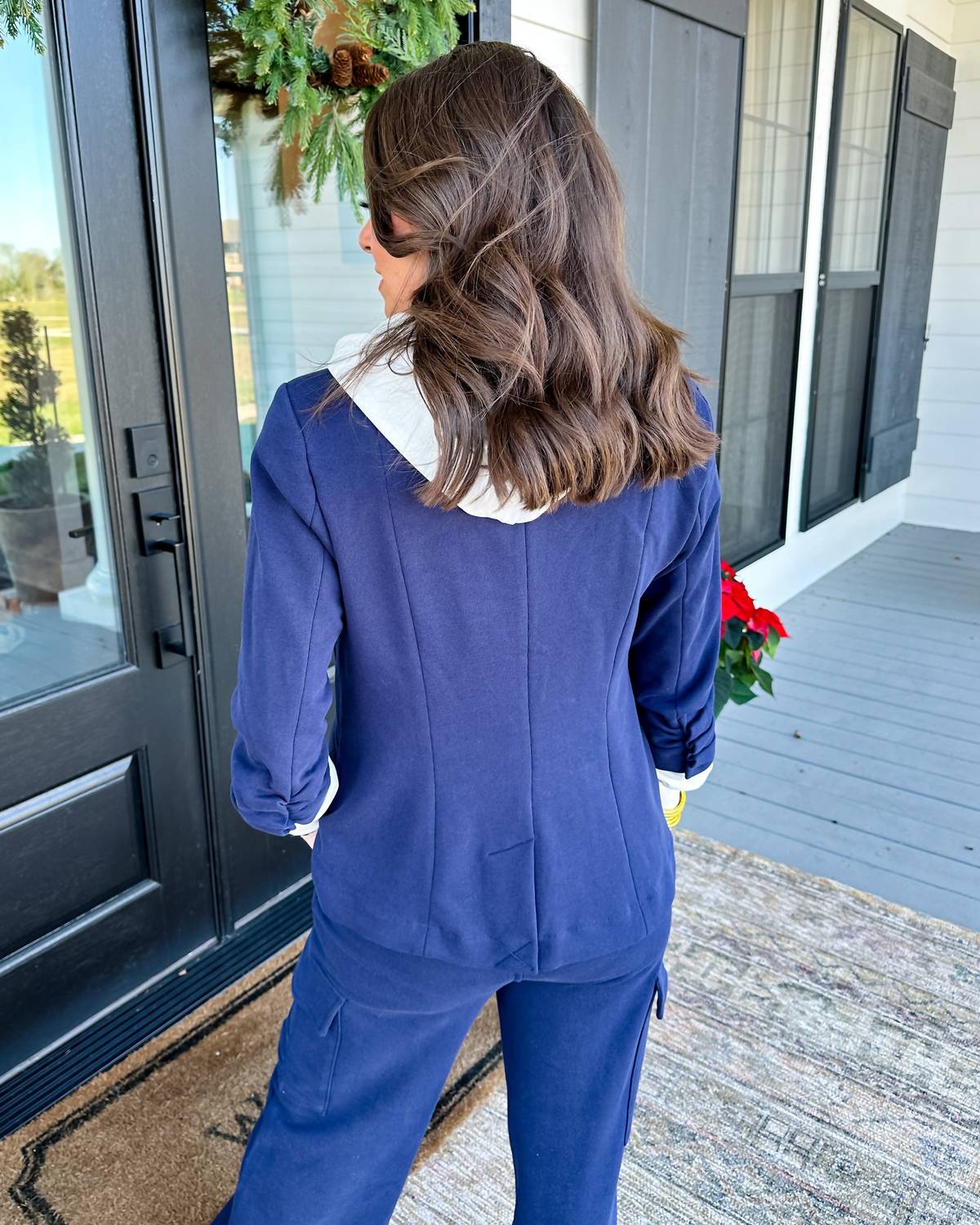 Risen - Terry Blazer And Pant Set