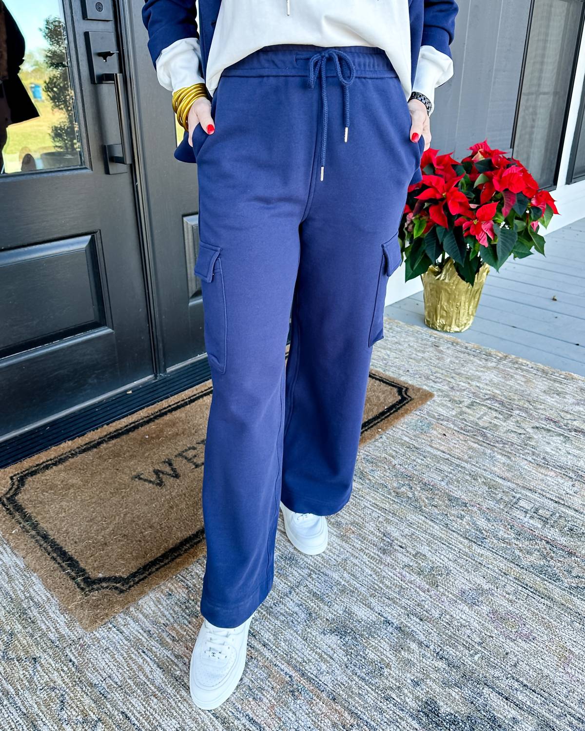 Risen - Terry Blazer And Pant Set