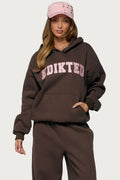 Edikted Glow Rhinestone Hoodie