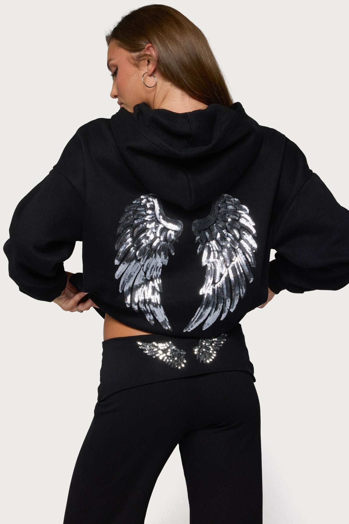 Angel Energy Sequin Hoodie